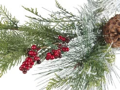 Clearance Beliani Festone di Natale SORIA 150 cm Verde Rosso Verde