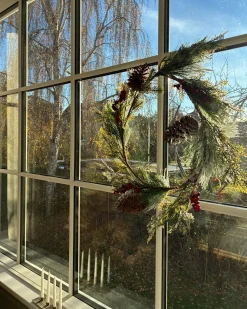Clearance Beliani Festone di Natale SORIA 150 cm Verde Rosso Verde