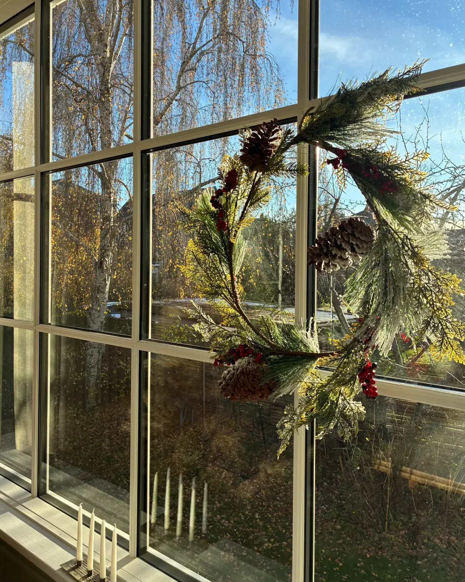 Clearance Beliani Festone di Natale SORIA 150 cm Verde Rosso Verde
