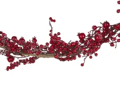 Outlet Beliani Festone di Natale TARIFA 150 cm Rosso