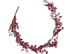 Outlet Beliani Festone di Natale TARIFA 150 cm Rosso