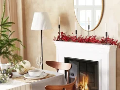 Outlet Beliani Festone di Natale TARIFA 150 cm Rosso