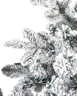 Sale Beliani Festone natalizio innevato LED SUNDO Bianco Bianco Verde