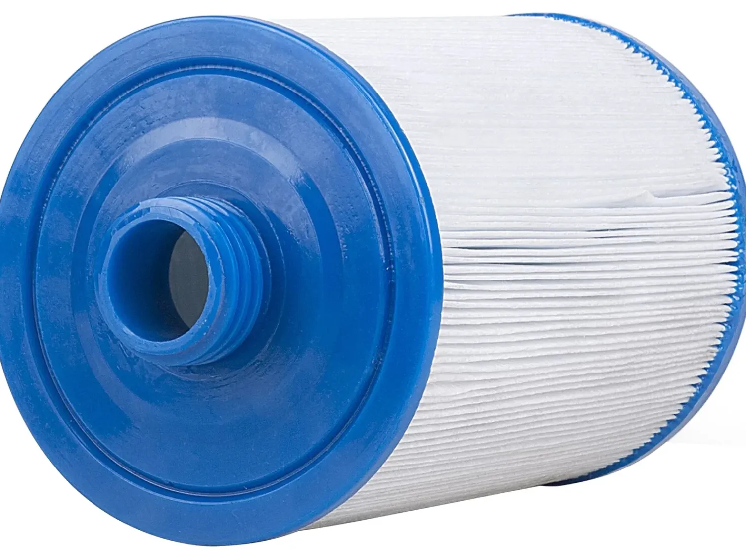 Discount Beliani Filtro CALIMA VILLARRICA Bianco Bianco Blu