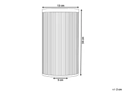 Outlet Beliani Filtro MARFIL Bianco Bianco Blu