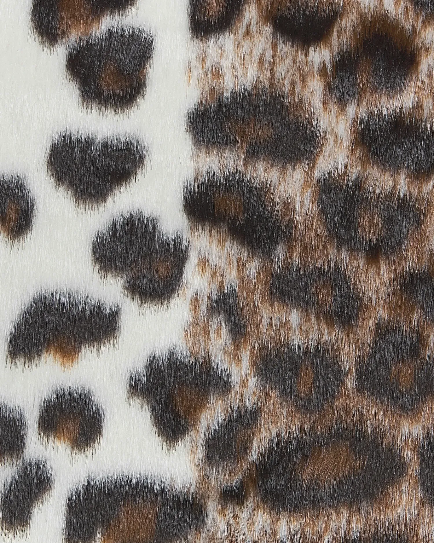 Beliani Finta pelle di mucca BOGONG Marrone/Bianco 130 x 170 cm Bianco Marrone Nero