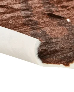Hot Beliani Finta pelle di mucca BOGONG Marrone 150 x 200 cm Bianco Marrone