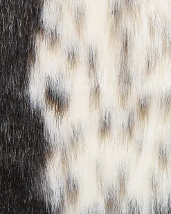 Outlet Beliani Finta pelle di mucca NAMBUNG Nero 60 x 90 cm Bianco Nero