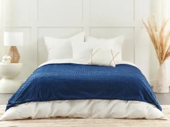 Discount Beliani Fodera per coperta ponderata 1000 CALLISTO 135 x 200 cm marino Blu