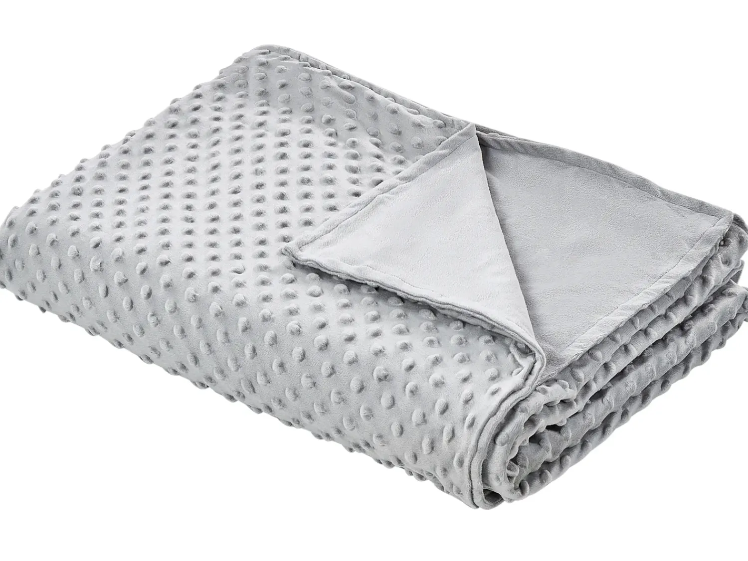 Beliani Fodera per coperta ponderata 1000 CALLISTO 135 x 200 cm chiaro Grigio
