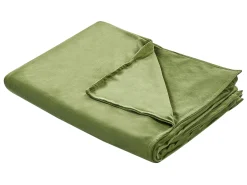 Beliani Fodera per coperta ponderata 600 RHEA scuro Verde