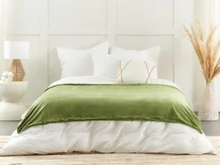 New Beliani Fodera per coperta ponderata 800 RHEA scuro Verde