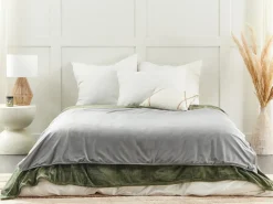 Outlet Beliani Fodera per coperta ponderata 800 RHEA Grigio