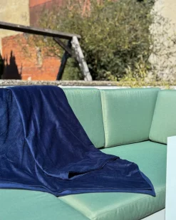 Online Beliani Fodera per coperta ponderata 1000 RHEA 135 x 200 cm marino Blu