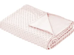 Outlet Beliani Fodera per coperta ponderata 800 CALLISTO 120 x 180 cm pastello Rosa