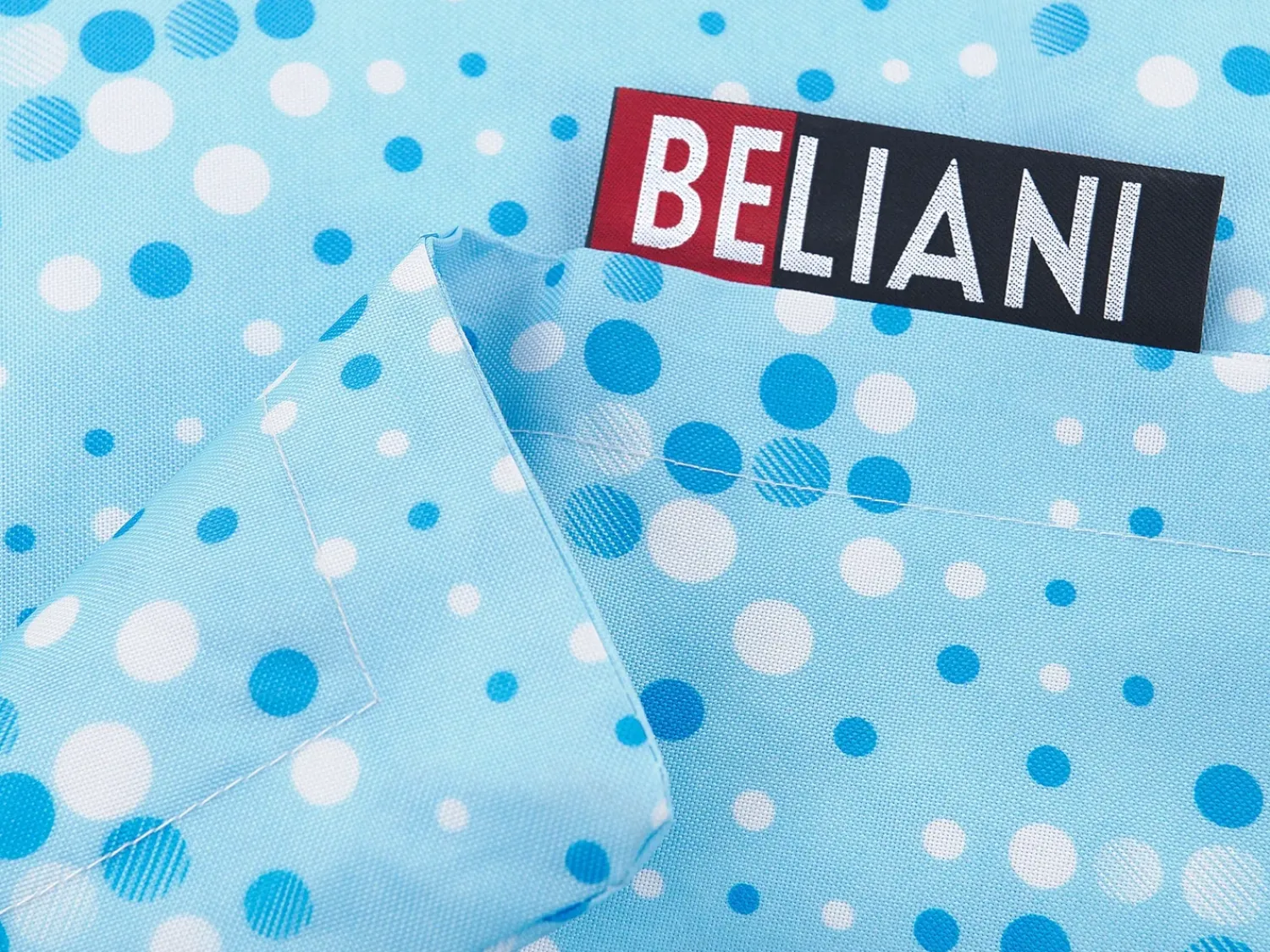 Outlet Beliani Fodera per Poltrona Sacco FUZZY 180 cm 140 cm Azzurro Blu