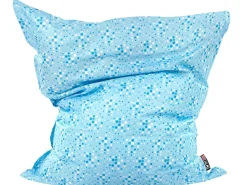 Outlet Beliani Fodera per Poltrona Sacco FUZZY 180 cm 140 cm Azzurro Blu