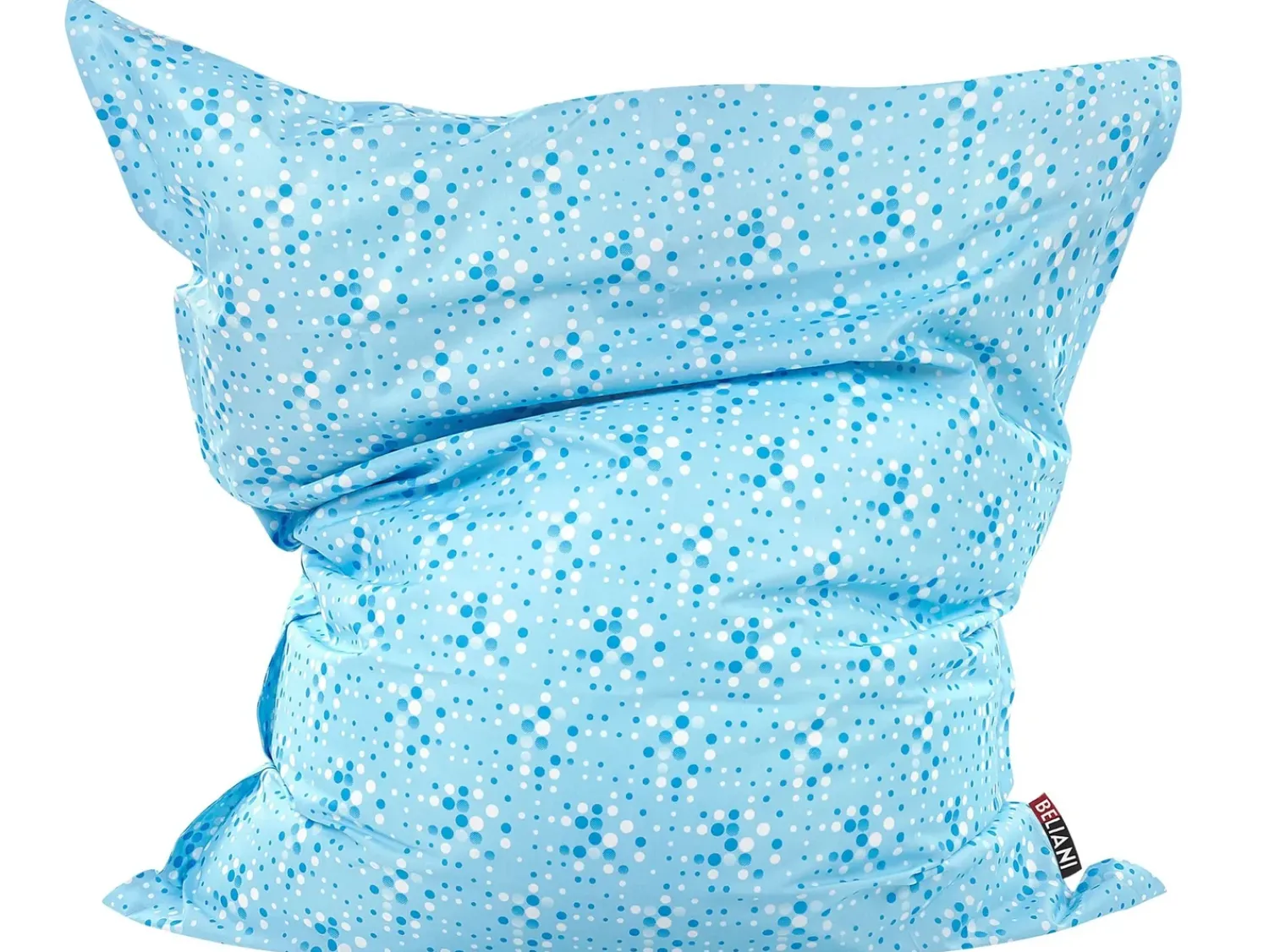 Outlet Beliani Fodera per Poltrona Sacco FUZZY 180 cm 140 cm Azzurro Blu