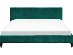 Fodera per struttura letto Velluto FITOU 180 x 200 cm Verde smeraldo