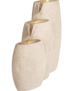 New Beliani Fontana da giardino ARKLE LED Beige
