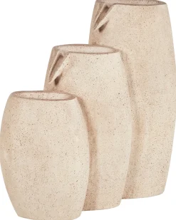 New Beliani Fontana da giardino ARKLE LED Beige