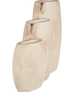 New Beliani Fontana da giardino ARKLE LED Beige