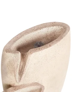New Beliani Fontana da giardino ARKLE LED Beige