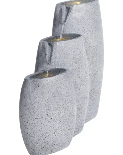 Outlet Beliani Fontana da giardino ARKLE LED Grigio