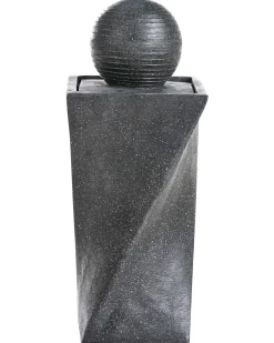 Sale Beliani Fontana da giardino LED ACQUACHETA grafite Grigio