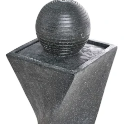 Sale Beliani Fontana da giardino LED ACQUACHETA grafite Grigio