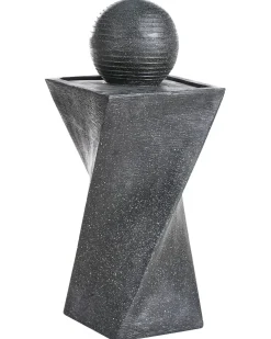 Sale Beliani Fontana da giardino LED ACQUACHETA grafite Grigio