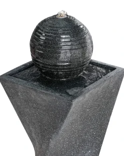 Sale Beliani Fontana da giardino LED ACQUACHETA grafite Grigio