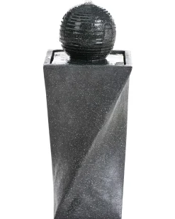 Sale Beliani Fontana da giardino LED ACQUACHETA grafite Grigio