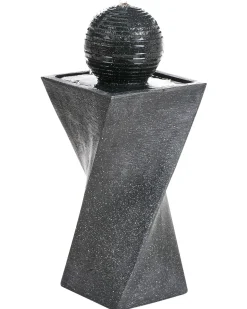 Sale Beliani Fontana da giardino LED ACQUACHETA grafite Grigio