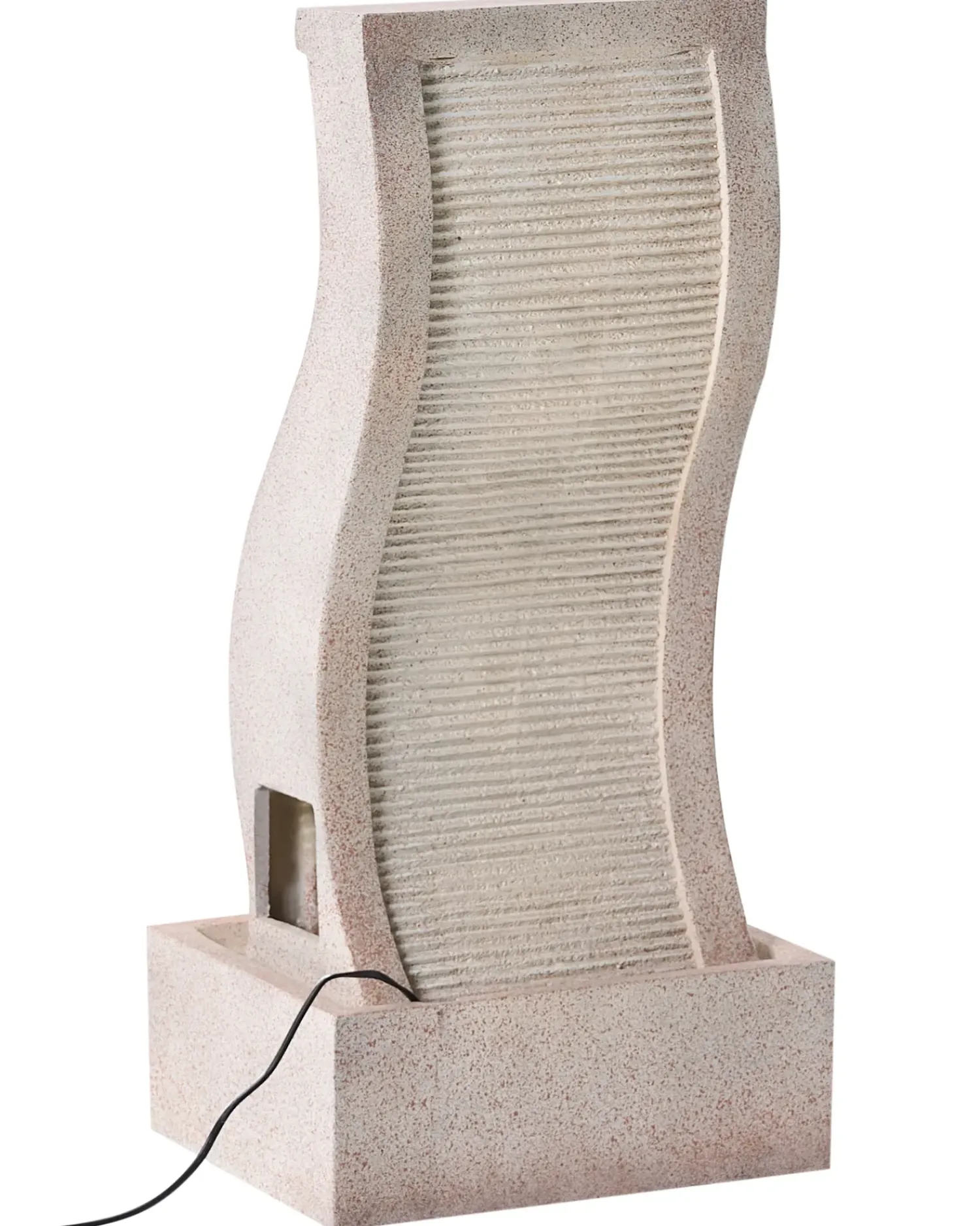 Best Beliani Fontana da giardino LED FORMIGA Beige