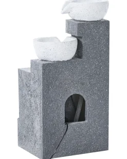 Sale Beliani Fontana da giardino LED NAGAMI Grigio
