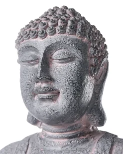 Hot Beliani Fontana da giardino LED URLANTE Buddha Grigio
