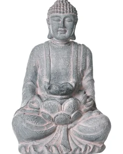 Hot Beliani Fontana da giardino LED URLANTE Buddha Grigio