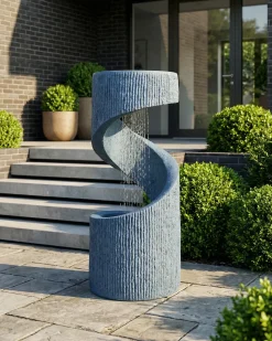 Clearance Beliani Fontana da giardino LED WINX Grigio