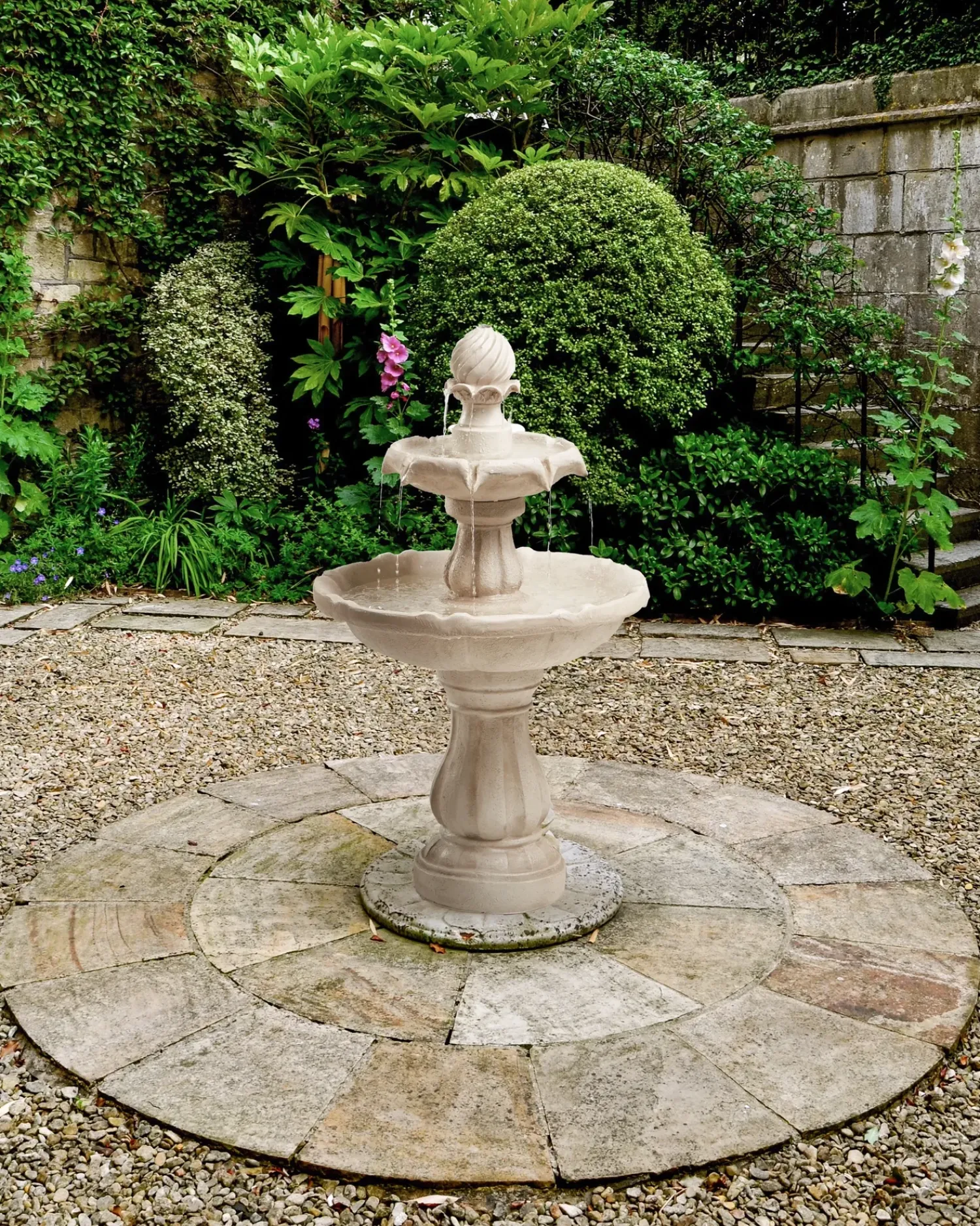 Best Beliani Fontana da giardino LIMBARA chiaro Beige