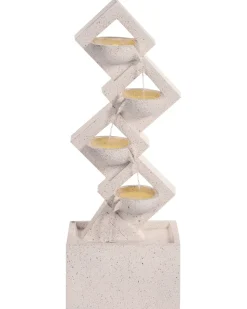 Online Beliani Fontana da giardino SHEGAR LED Beige