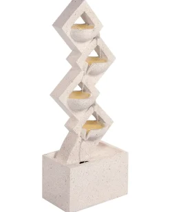 Online Beliani Fontana da giardino SHEGAR LED Beige