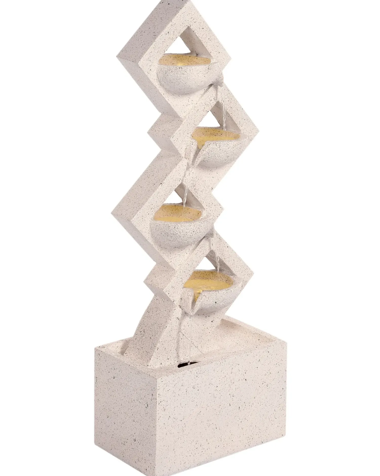 Online Beliani Fontana da giardino SHEGAR LED Beige