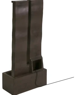 Beliani Fontana da giardino SUNLINE LED Marrone