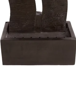 Beliani Fontana da giardino SUNLINE LED Marrone