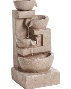 Clearance Beliani Fontana da giardino VALLESINELLA chiaro Marrone
