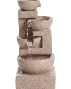 Clearance Beliani Fontana da giardino VALLESINELLA chiaro Marrone