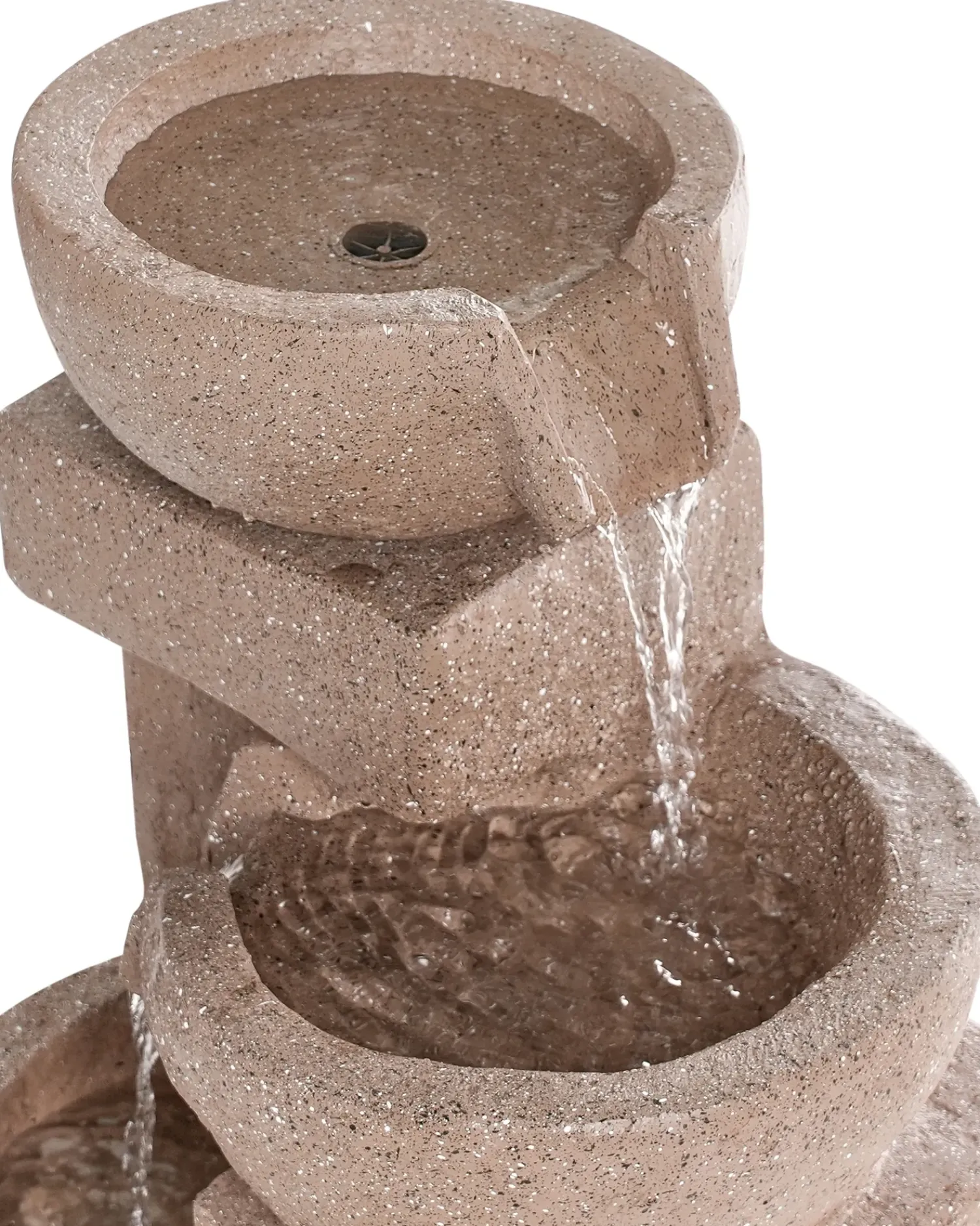 Clearance Beliani Fontana da giardino VALLESINELLA chiaro Marrone