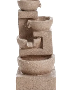 Clearance Beliani Fontana da giardino VALLESINELLA chiaro Marrone