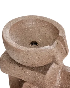 Clearance Beliani Fontana da giardino VALLESINELLA chiaro Marrone